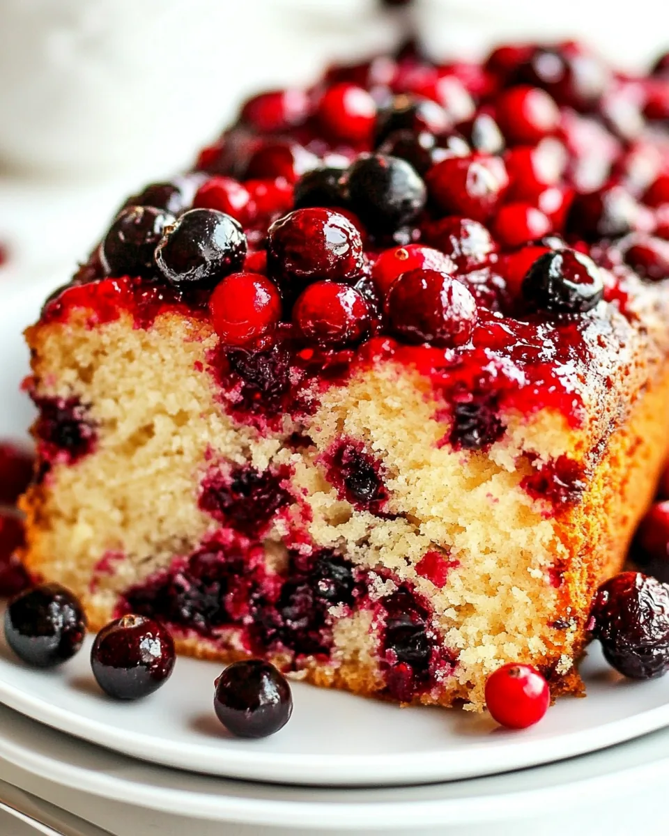 Christmas Cranberry Cake