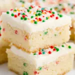 Christmas Sugar Cookie Bars