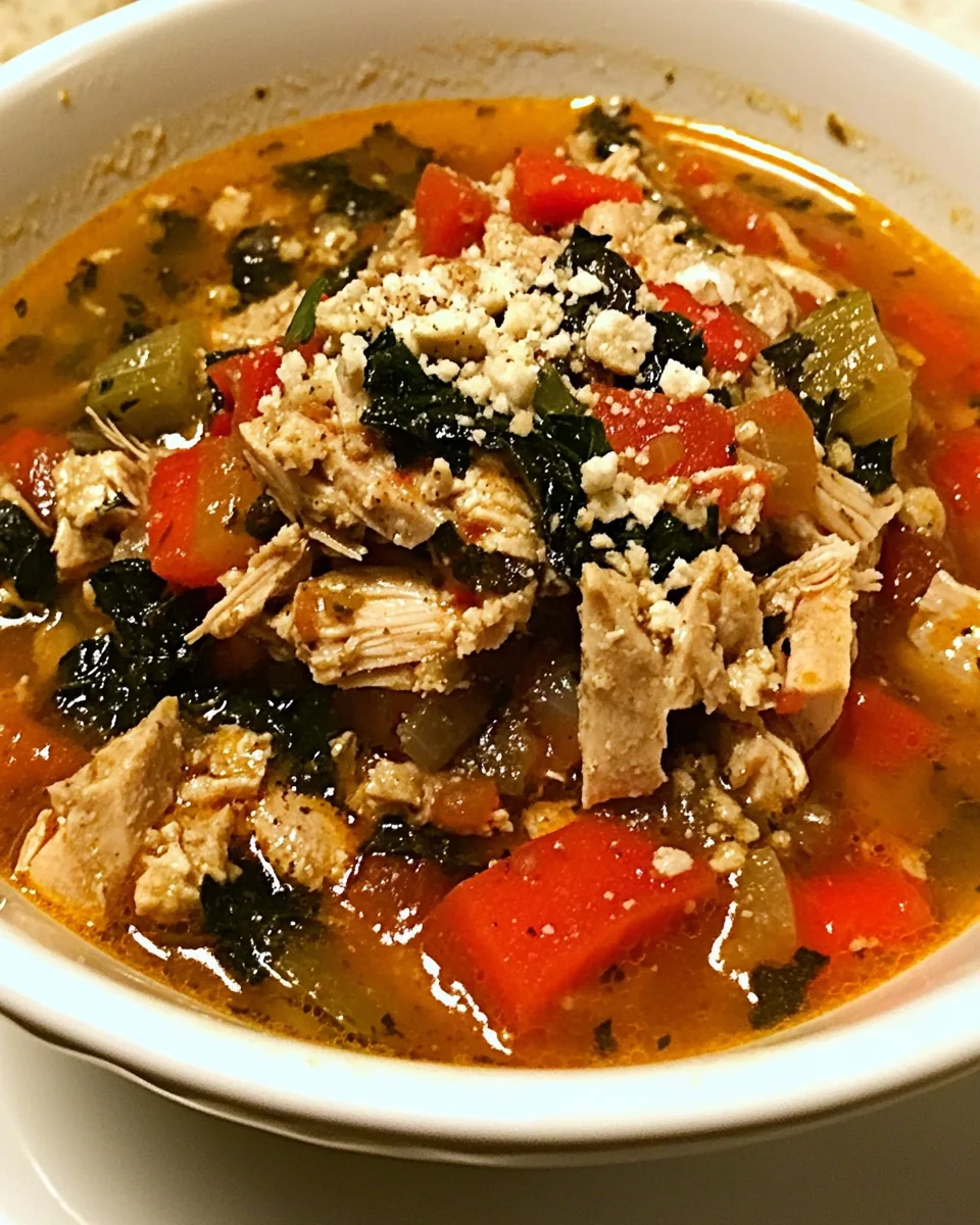 Chunky Turkey and Vegetable Soup