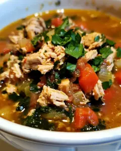 Chunky Turkey and Vegetable Soup