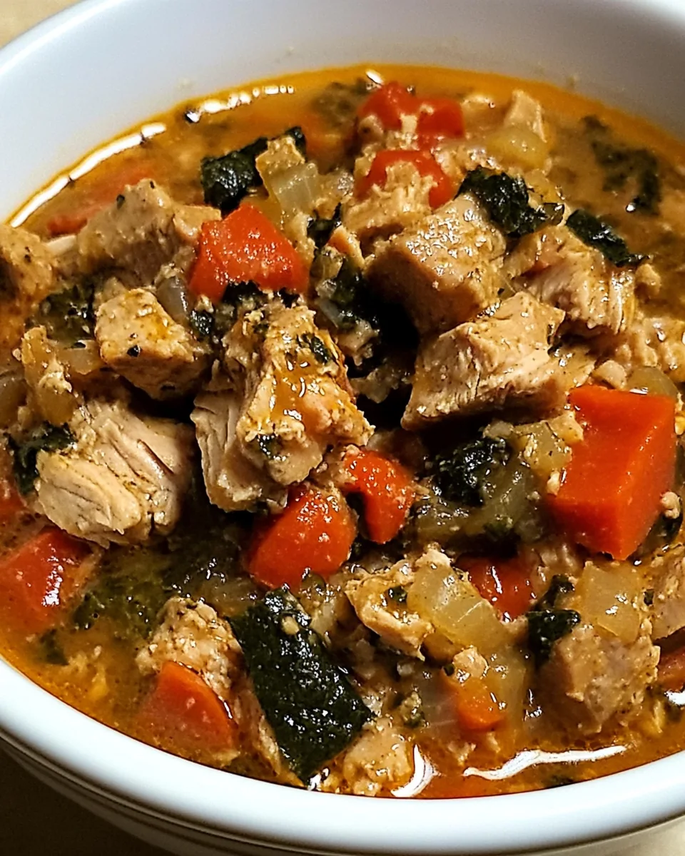 Chunky Turkey and Vegetable Soup