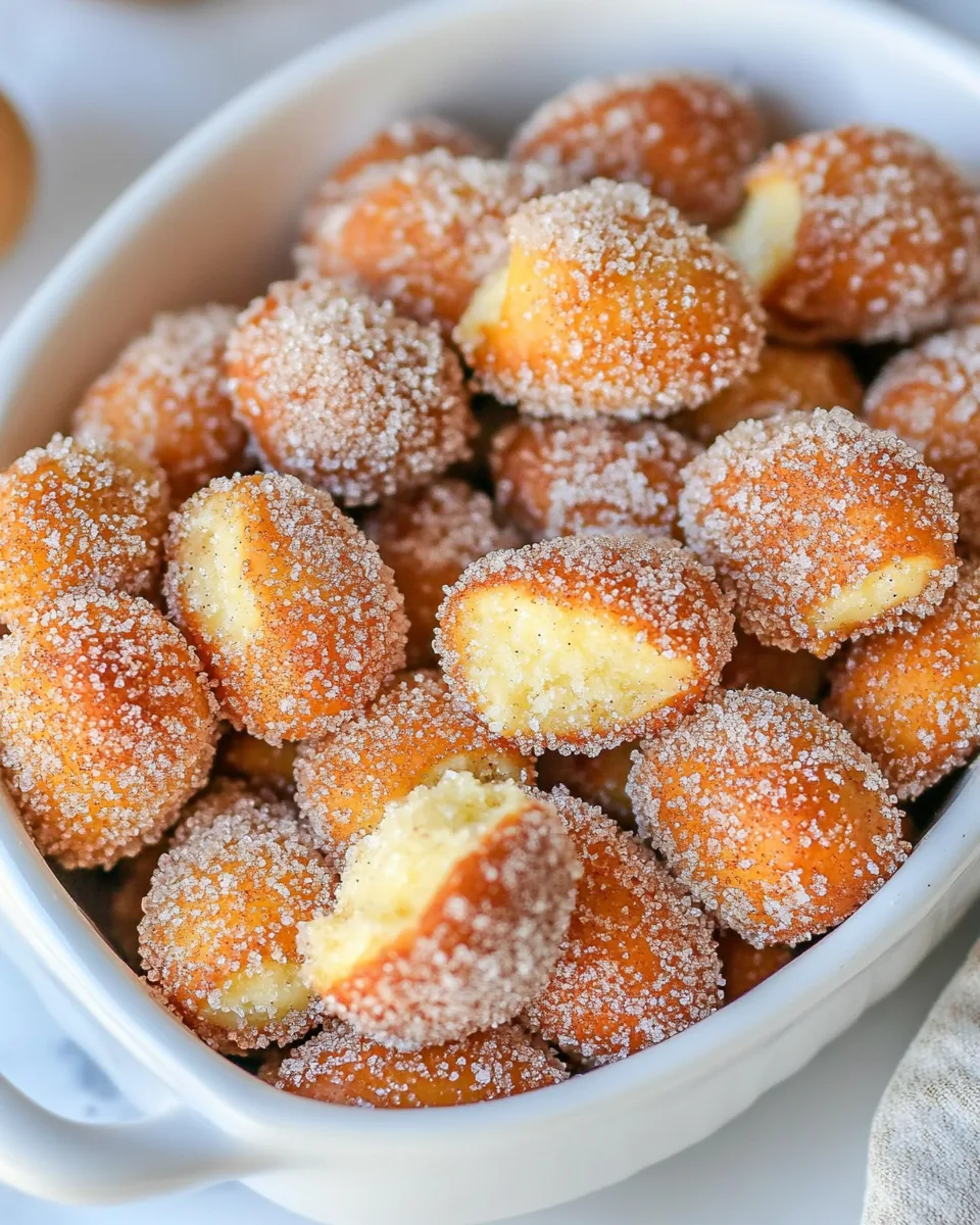 Cinnamon Sugar Pretzel Bites