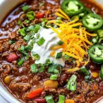Classic Beef Chili