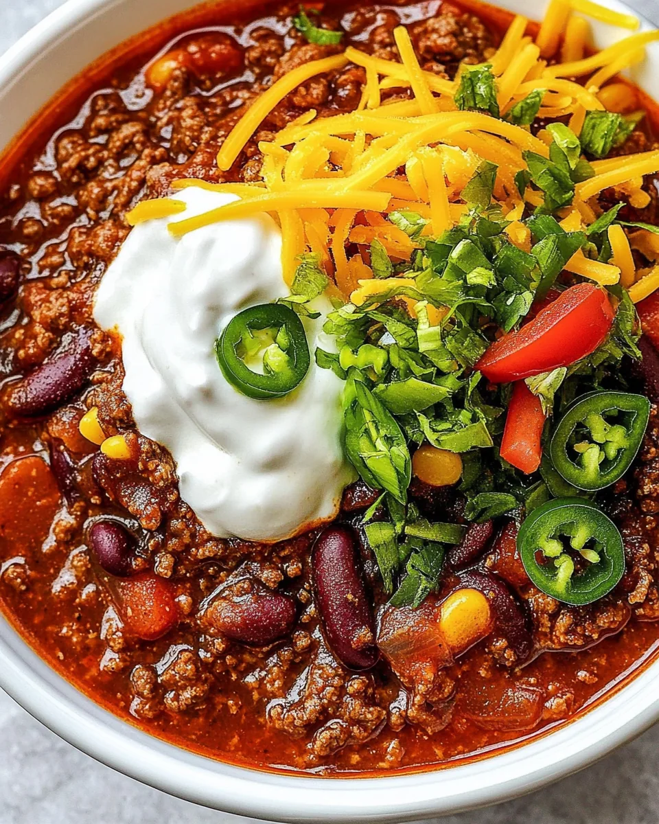 Classic Beef Chili