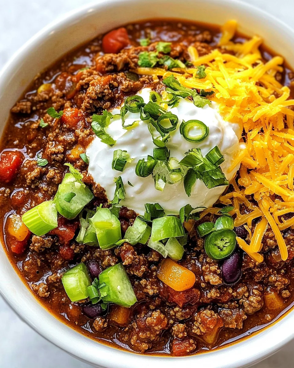 Classic Beef Chili
