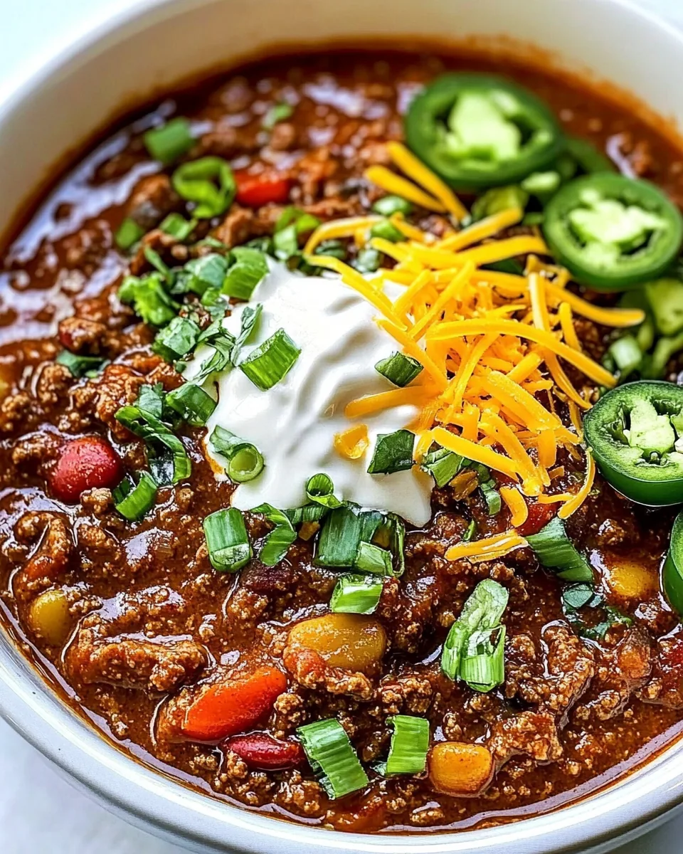 Classic Beef Chili