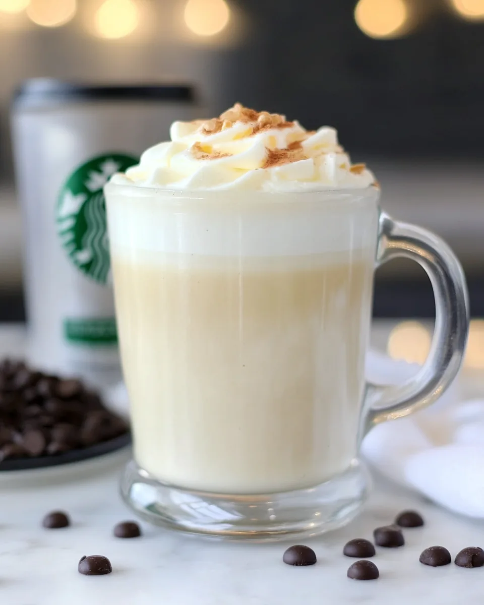 Copycat Starbucks White Chocolate Mocha