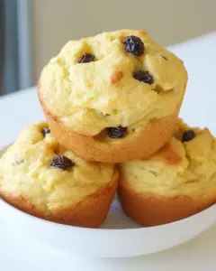 Corn Muffins with Yellow Squash and Raisins