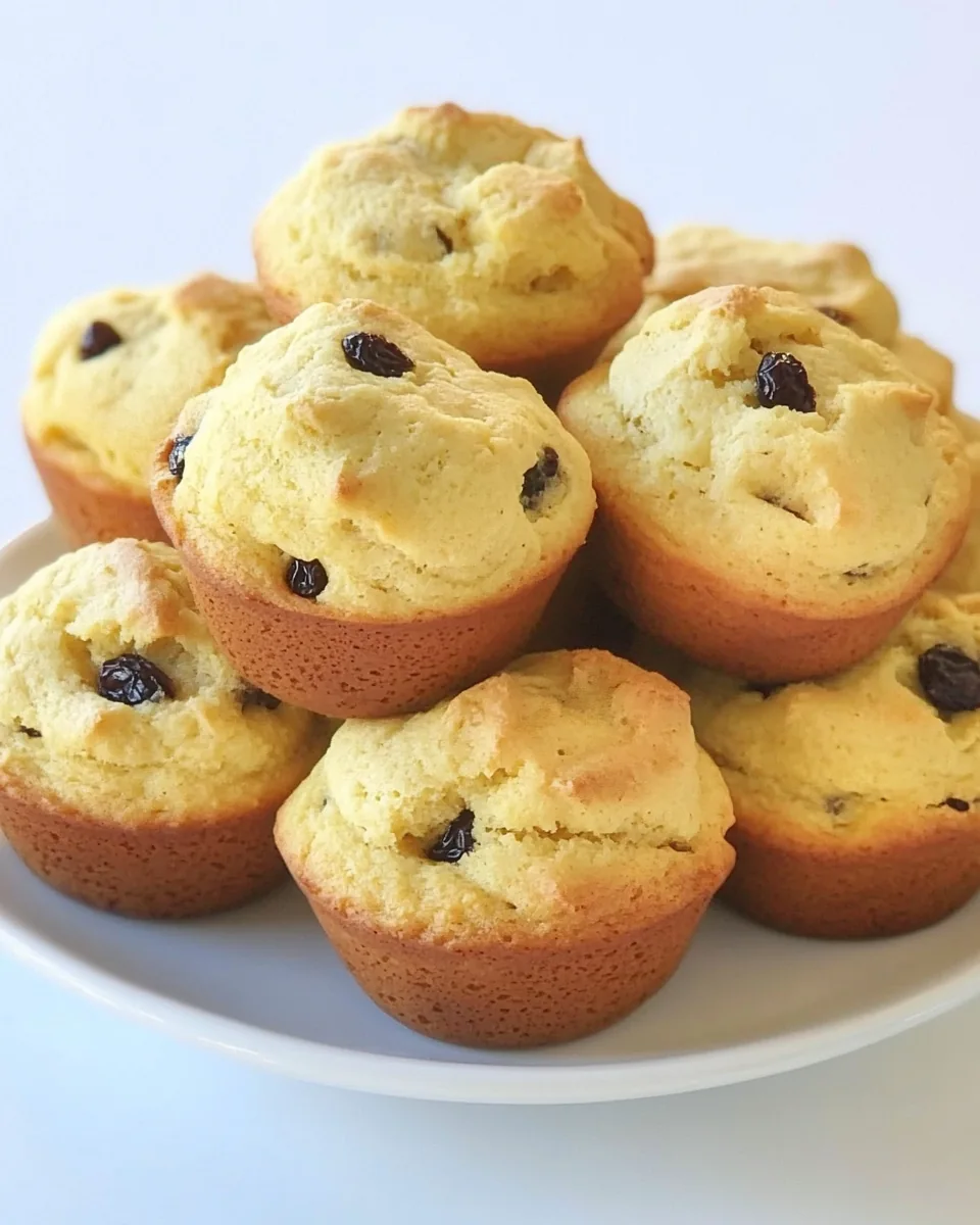 Corn Muffins with Yellow Squash and Raisins