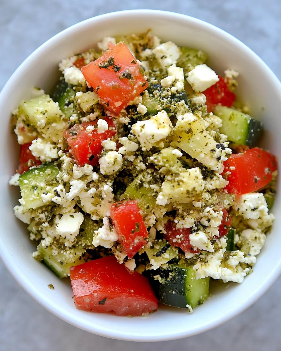 Cottage Cheese Salad with Za’atar