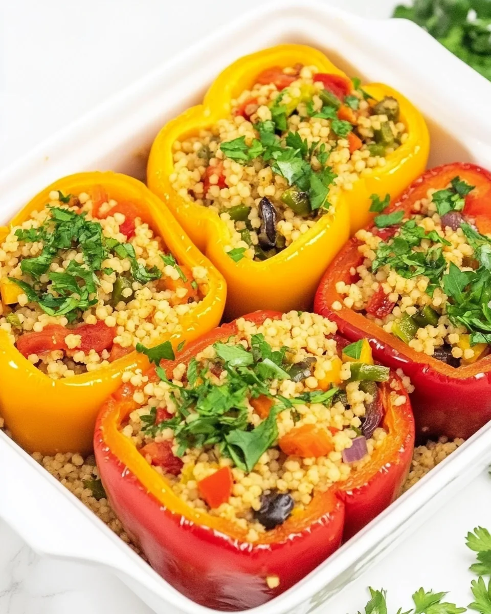 Couscous Stuffed Peppers