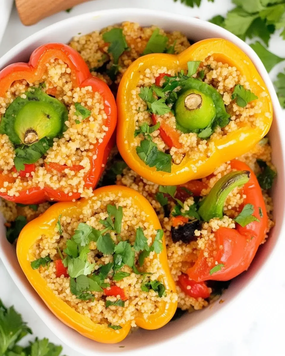 Couscous Stuffed Peppers