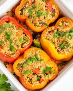 Couscous Stuffed Peppers