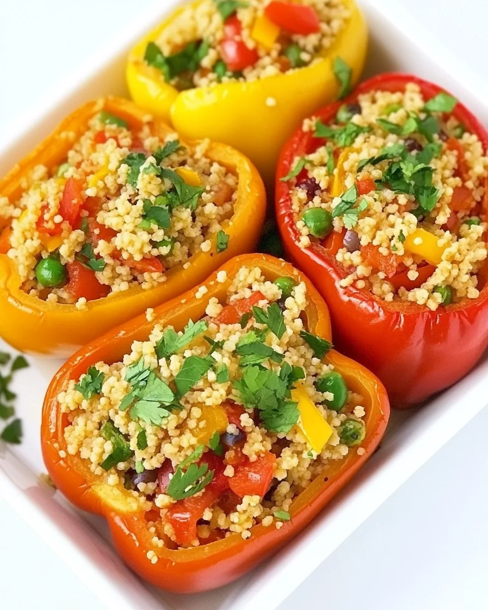 Couscous Stuffed Peppers