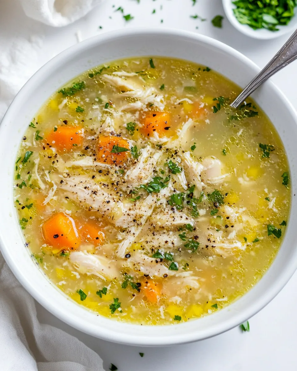 Cozy Chicken and Stars Soup