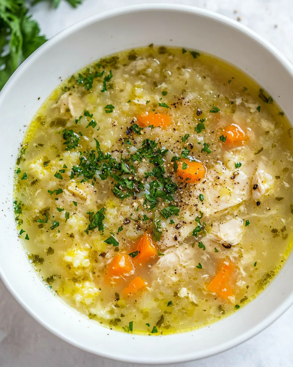 Cozy Chicken and Stars Soup