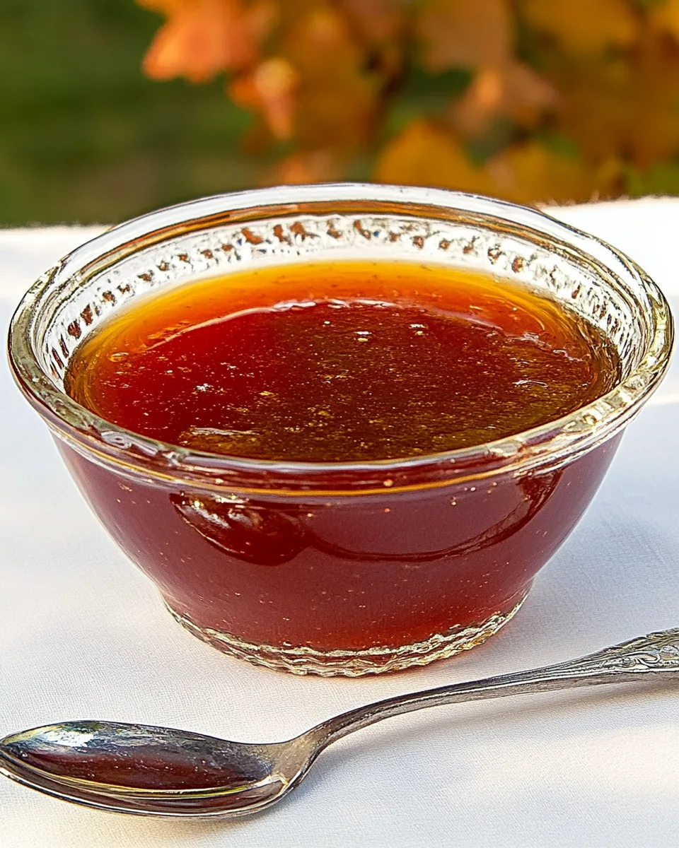 Crab Apple Brown Sugar Syrup