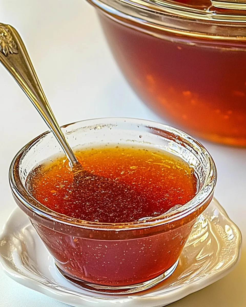 Crab Apple Brown Sugar Syrup
