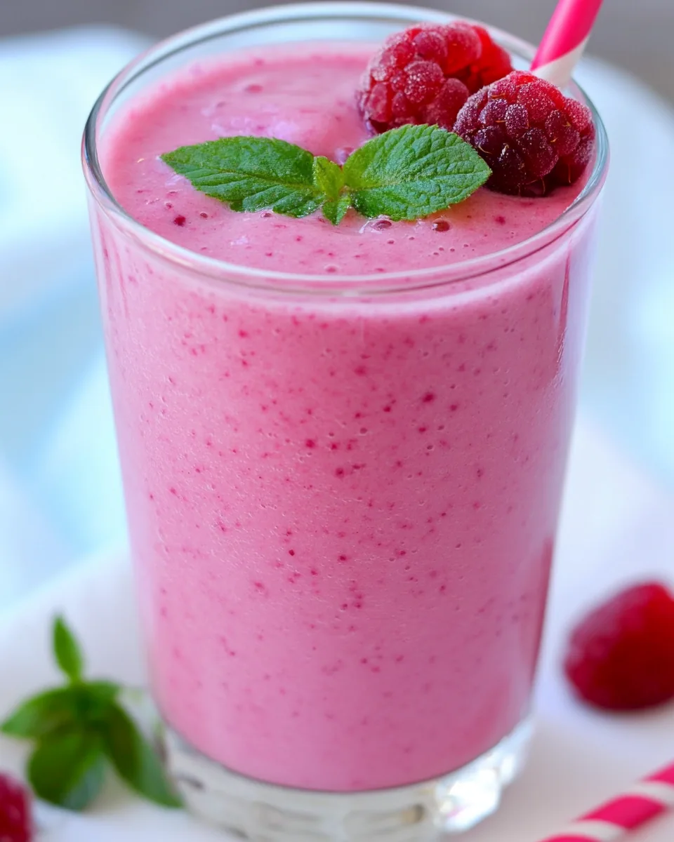 Cranberry Raspberry Smoothie