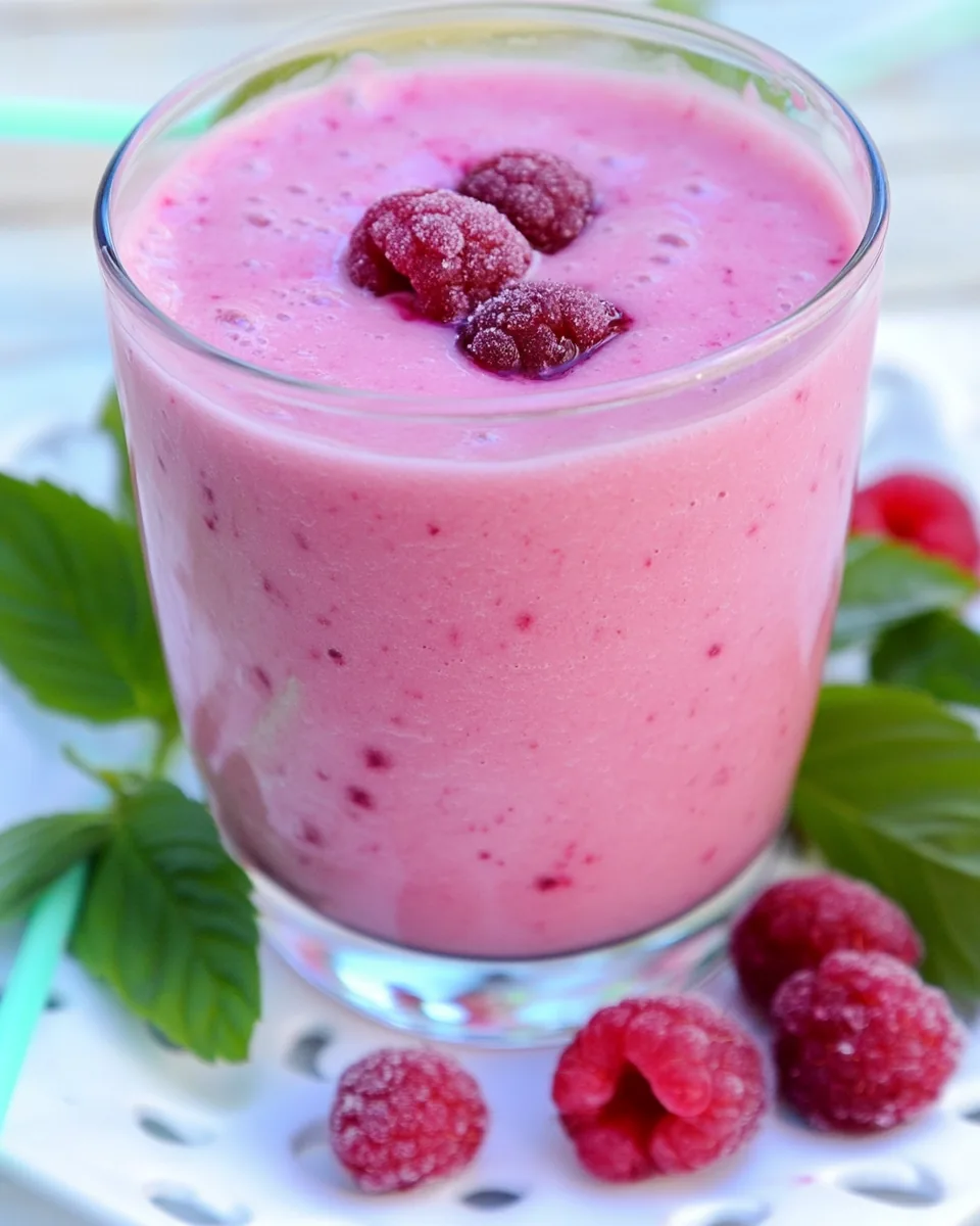 Cranberry Raspberry Smoothie