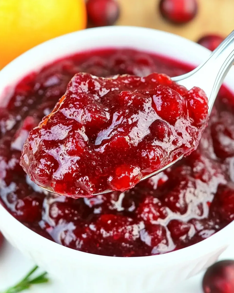 Cranberry Sauce