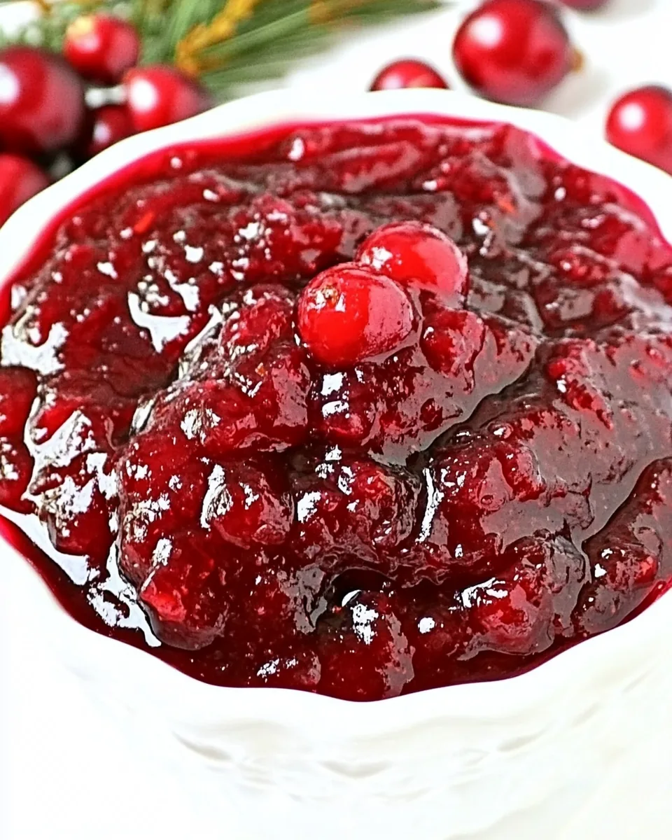 Cranberry Sauce