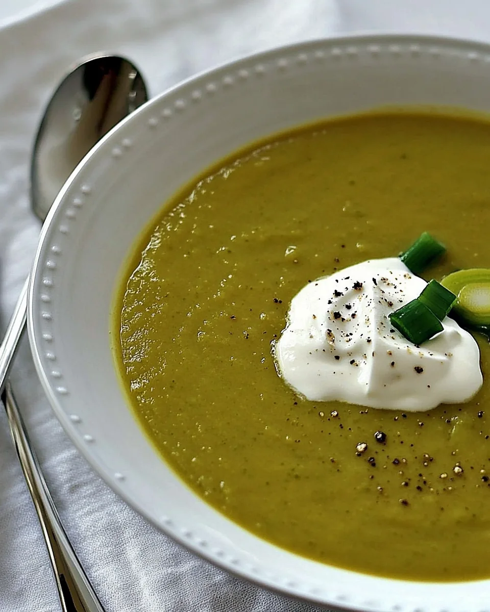 Cream of Asparagus Leek Soup