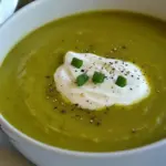 Cream of Asparagus Leek Soup
