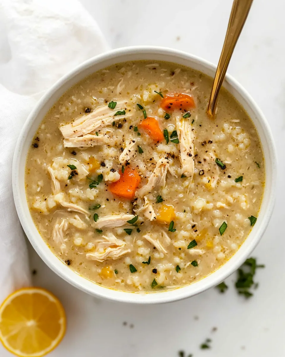 Creamy Chicken Couscous Soup