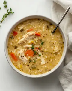 Creamy Chicken Couscous Soup