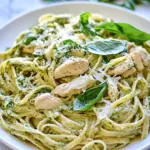 Creamy Chicken Pesto Pasta