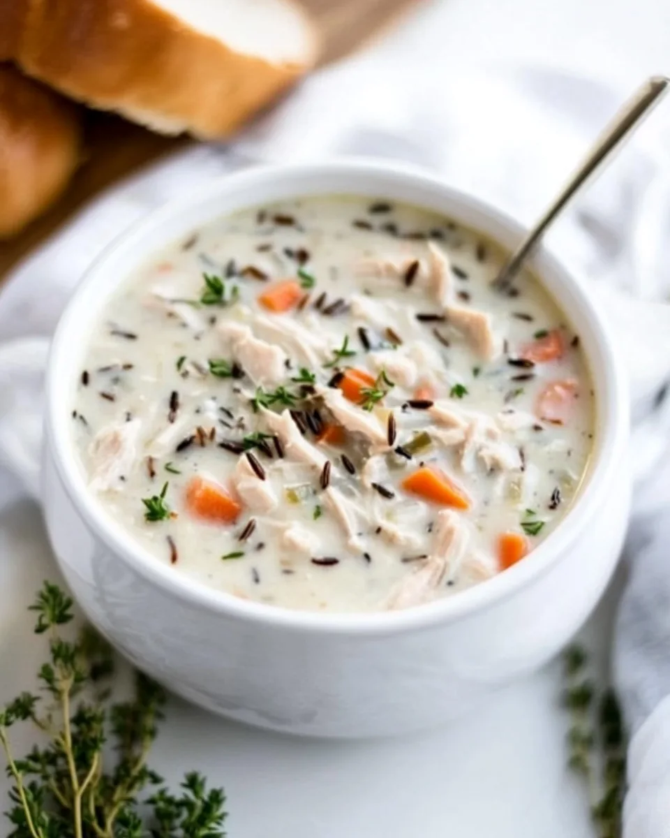 Creamy Chicken and Wild Rice Soup