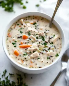 Creamy Chicken and Wild Rice Soup