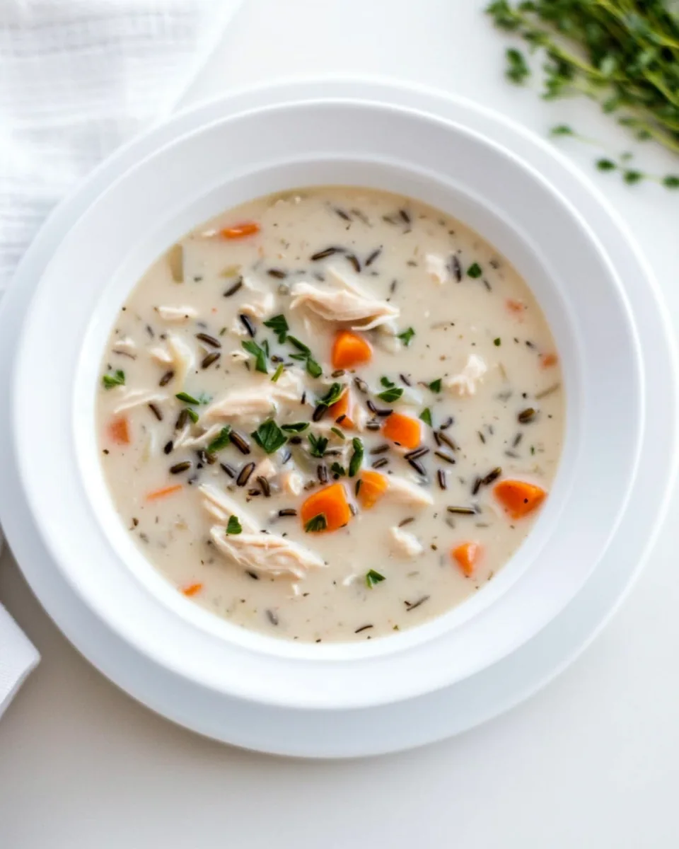 Creamy Chicken and Wild Rice Soup