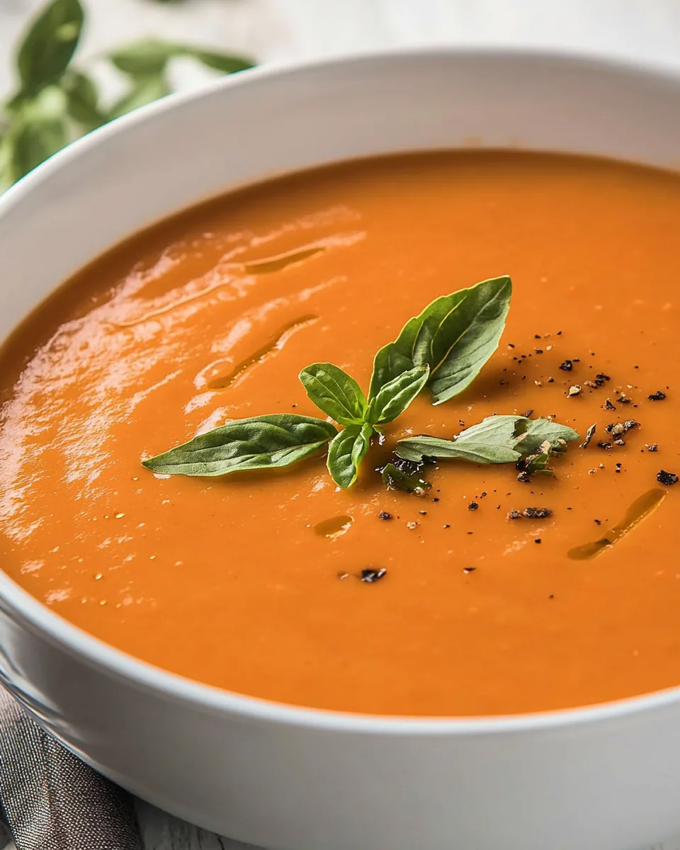 Creamy Roasted Tomato Soup