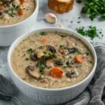 Creamy Vegan Mushroom Soup