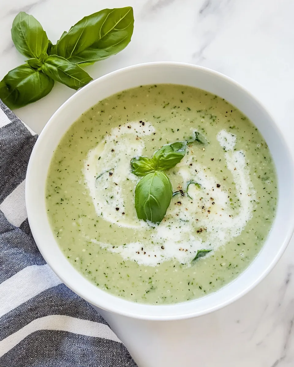 Creamy Zucchini Soup