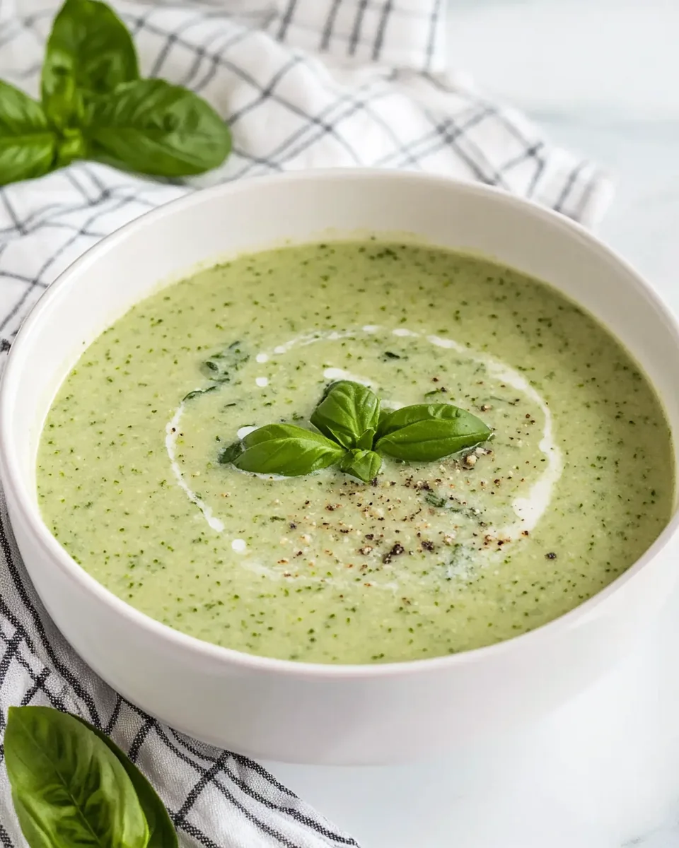 Creamy Zucchini Soup