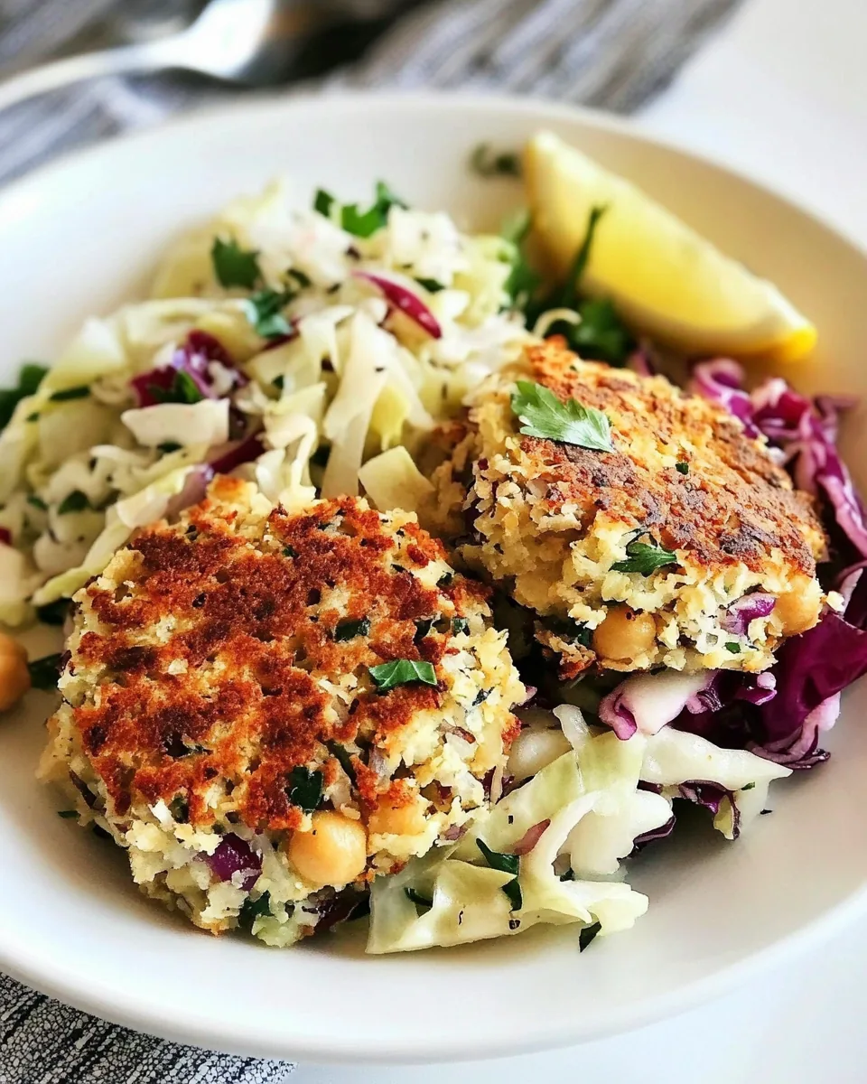 Crispy Chickpea Cakes