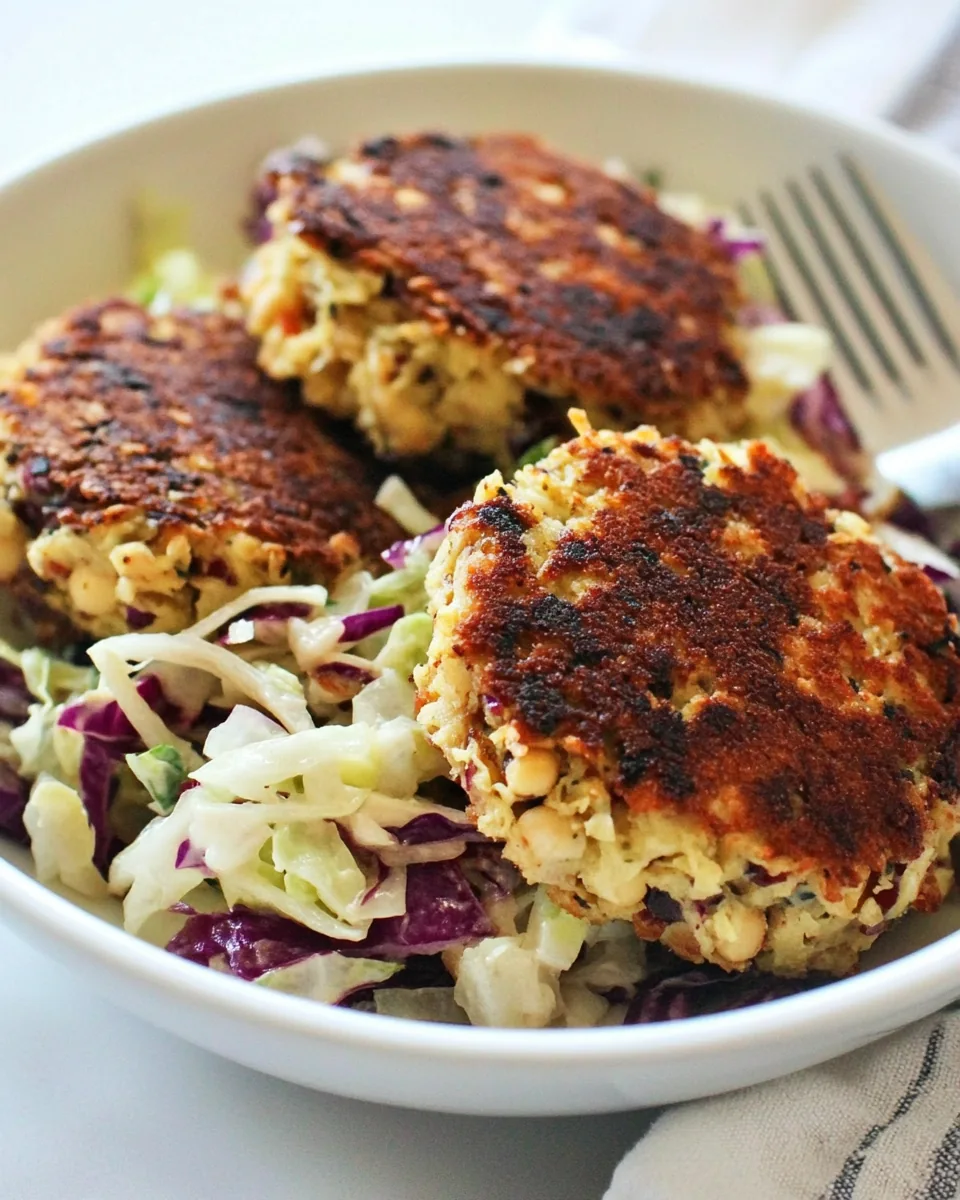 Crispy Chickpea Cakes
