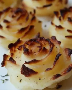 Crispy Mashed Potato Rosettes