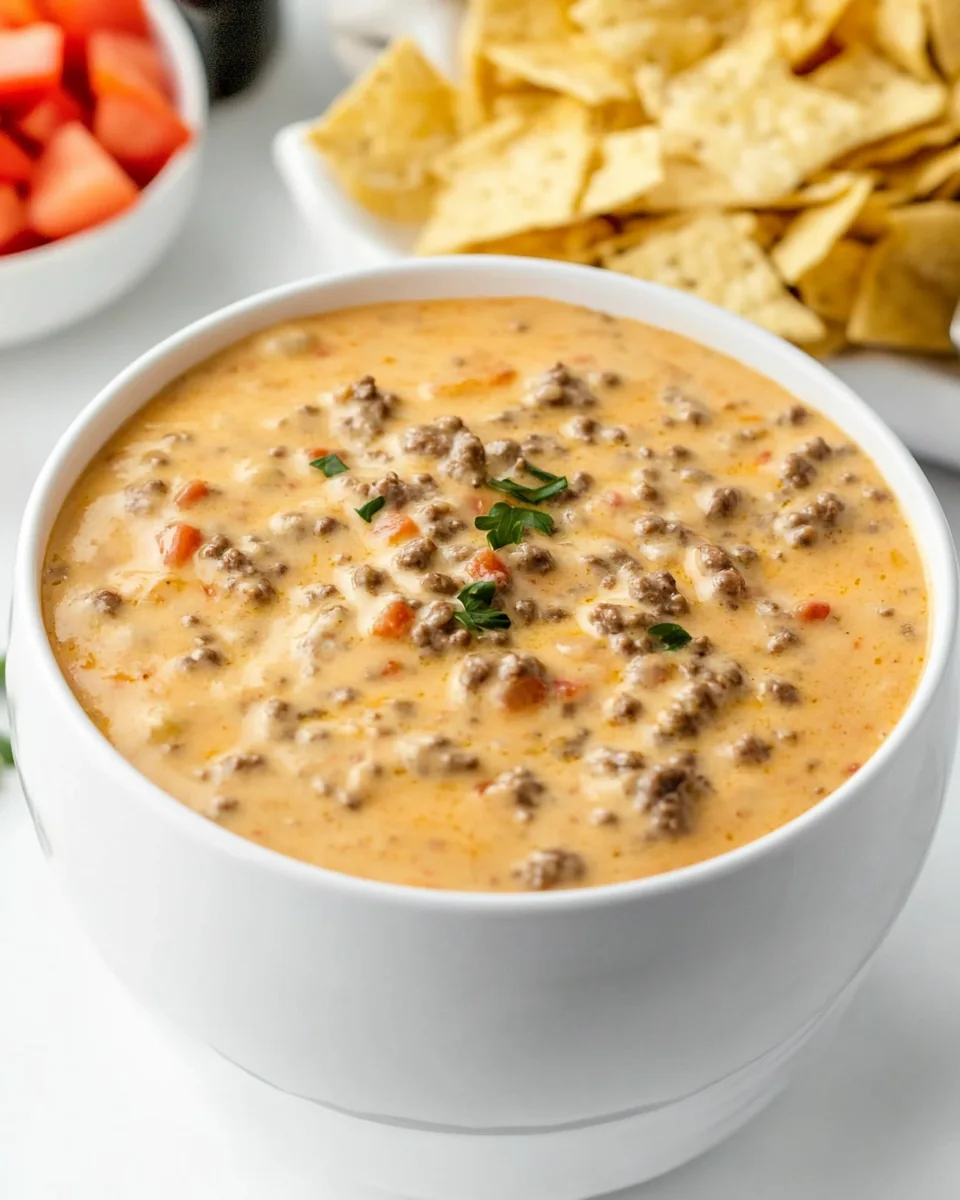 Crock Pot Hamburger Dip