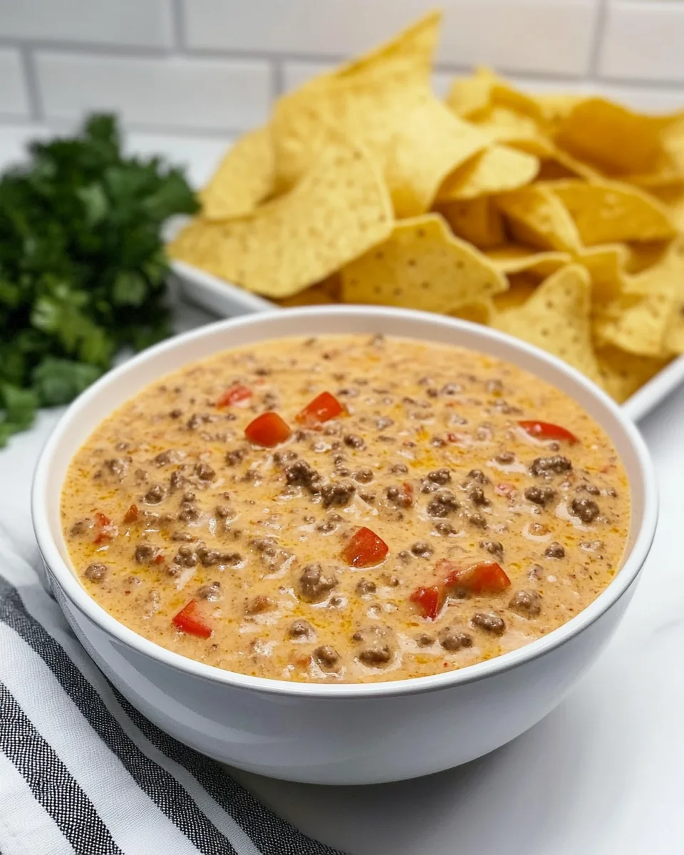Crock Pot Hamburger Dip