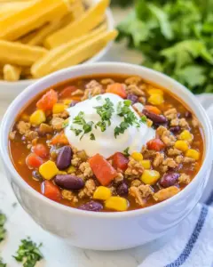 Crock Pot Turkey Chili