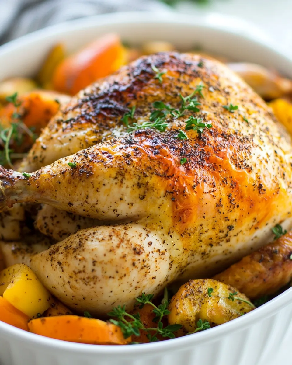 Crock Pot Whole Chicken