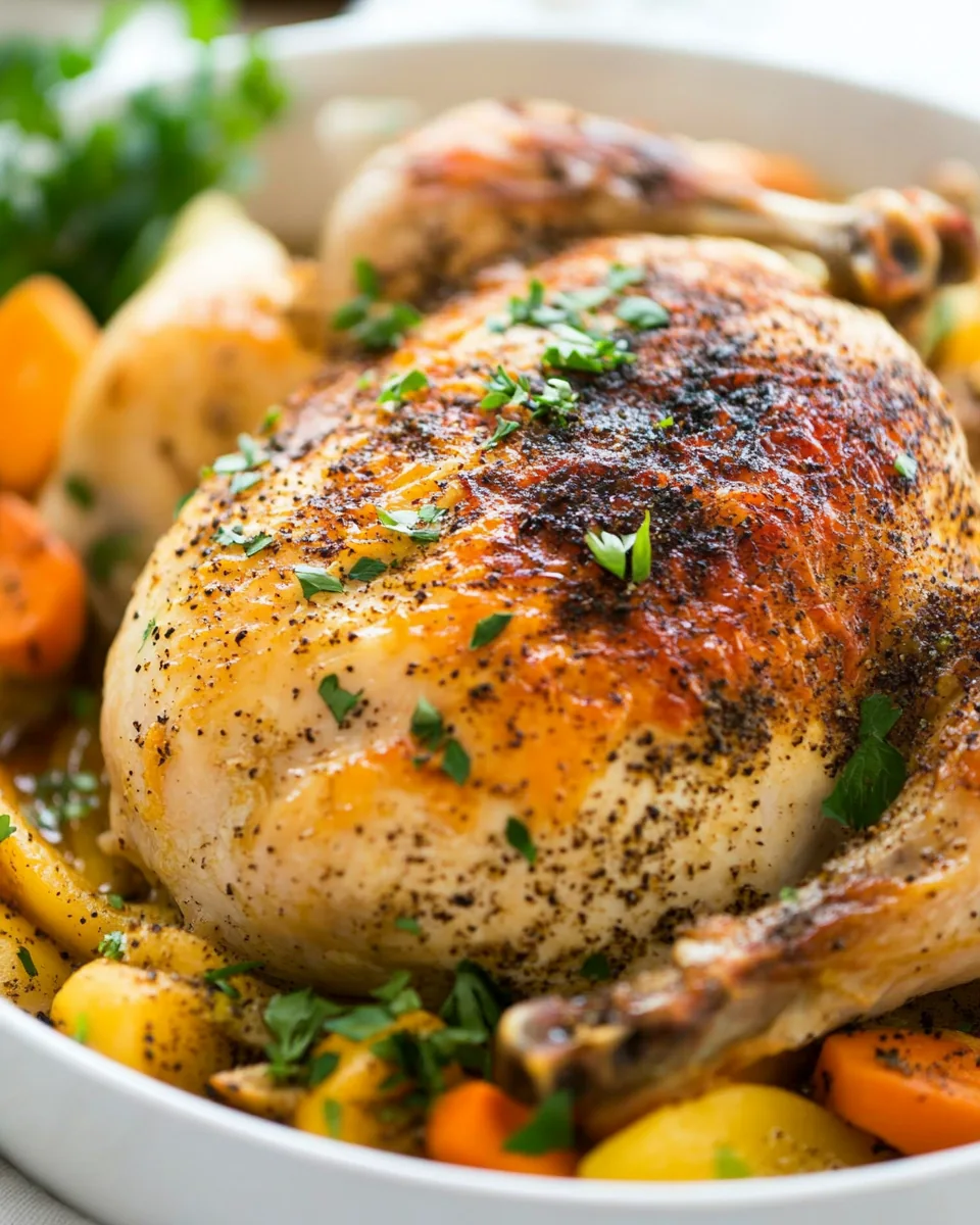 Crock Pot Whole Chicken