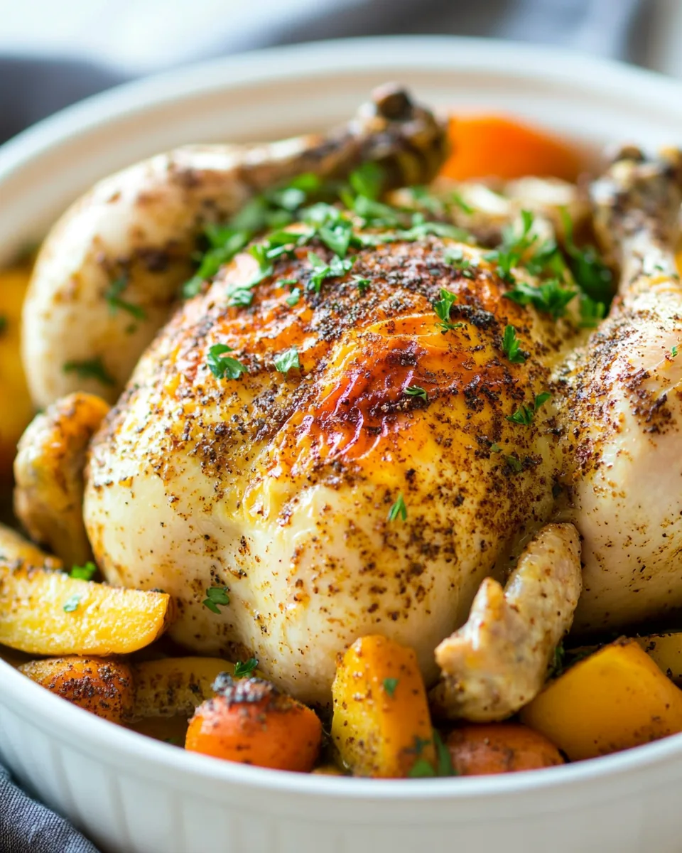 Crock Pot Whole Chicken
