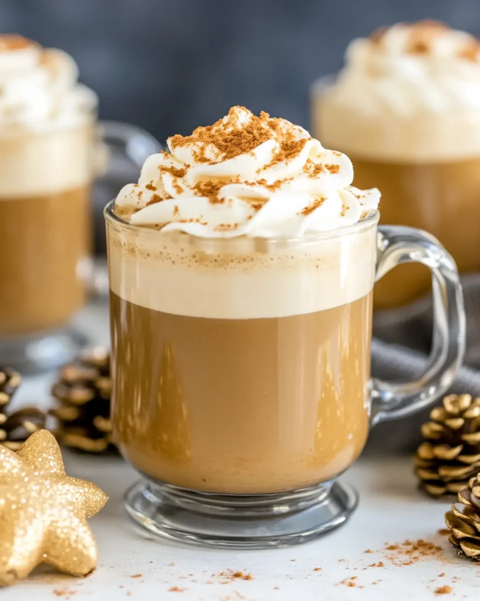 Crockpot Gingerbread Latte