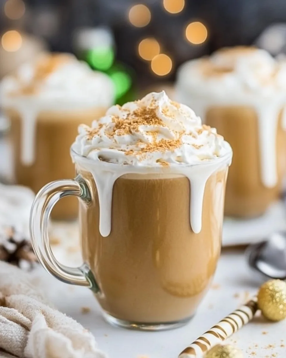 Crockpot Gingerbread Latte