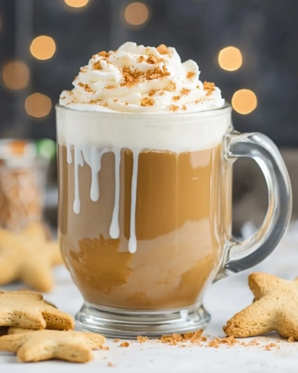 Crockpot Gingerbread Latte